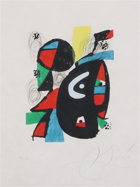 § Joan Miro (1893-1983) Melodie Acide 13.25 x 10in.